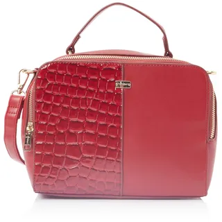 SIDONA Women's Handtasche Damen Shopper, ROT