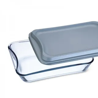 Simax brat- & Backschale 3,5 l eckig mit Kunststoff-Deckel