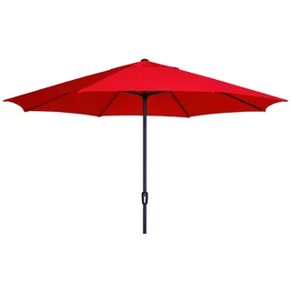 Madison SUMATRA Sonnenschirm Kurbelschirm Ø 400cm rund rot