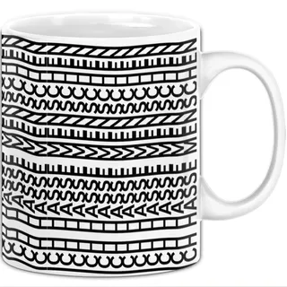 Ich Hasse Menschen Tasse Lustiges Geschenk Allover-Print Quer Lesen (Weiß)