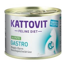 6 x 185g Kattovit Gastro Conserve Hrană umedă pisici - Curcan
