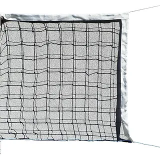 Volejbalová sí s ocelovým lankem 10 x 1 m erná - Schwarz