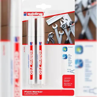 Lackmarker 750 weiß 2er Set