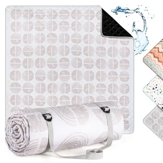 Blumtal Picknickdecke Boho & Terrazzo 200 x 200 cm bunt