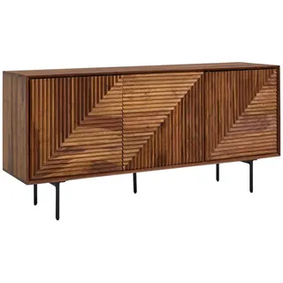 Wohnling Sideboard 148 x 72 x 40 cm Braun