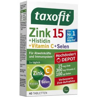 Klosterfrau Zink + Histidin + Vitamin C Tabletten 40 St.