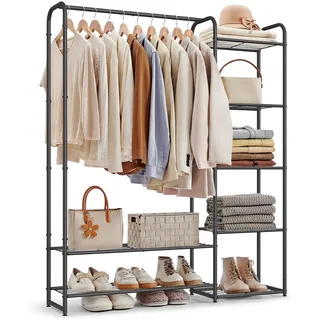 Songmics Garderobenständer LGR462B01 Mattschwarz
