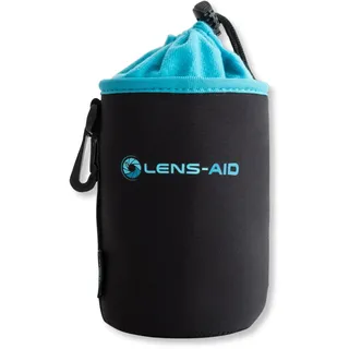 LENS-AID Neopren Objektivbeutel mit Fleece-Fütterung S