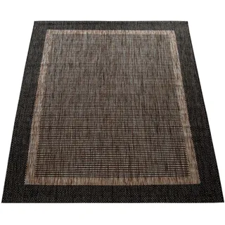 Paco Home Illusion 325 Outdoor-Teppich 120 x 160 cm Grau