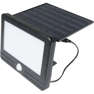 LUXULA Außenstrahler Solar 300lm IP54 inkl. Bewegungsmelder Schwarz