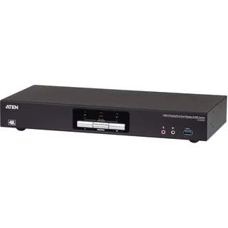ATEN 2-Port USB 3.0 4K displayPort, Schwarz