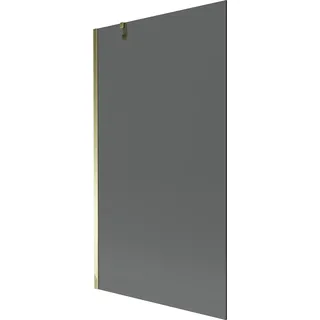 Mexen Next Duschwand 1-flügelig 100 x 150 cm, Graphit, Gold - 895-100-000-00-40-50