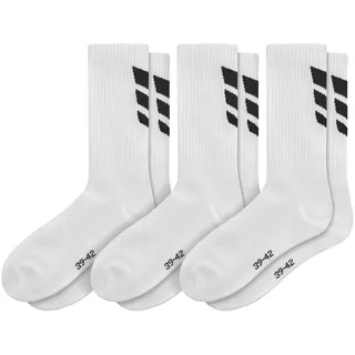 Erima Unisex Kinder Wings Socks 3er pack(2182502), new white, 31-34