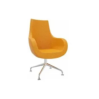 fm Sessel Pirum orange chrom Stoff 71,0 x 73,0 x 110,0 cm, 1 St.