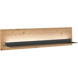 set one by Musterring Wandboard 1 Stk. tlg. inkl. LED-Beleuchtung, Breite 100 oder 150 cm, zwei Farbvarianten, braun