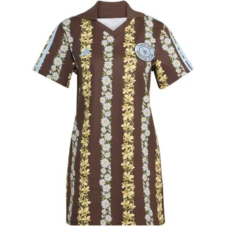 adidas Damen X Farm Rio Dress Dress, Auburn/Clear Sky/Multicolor, XL