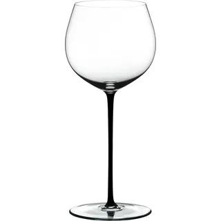 RIEDEL 4900/97B FATTO A MANO Oaked Chardonnay Weinglas - Stiel SCHWARZ - Schwarz