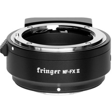 Fringer NF-FX II Fujifilm Objektivadapter Autofokus Ring eingebaute elektronische Blende automatisch kompatibel mit Nikon D/G/E Objektiv auf Fuji Kamera X-T5 X-Pro3 X-T30II X-T4 XH2S X-S20 XE4 Serie