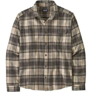 Patagonia M's L/s LW Fjord Flannel Shirt spotter: forge grey