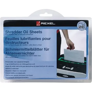 Rexel Ölblätter für Aktenvernichter 20