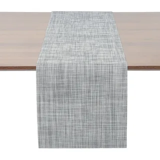 Myir JUN Tischläufer Tischläufer Modern PVC abwaschbar Outdoor | Hitzebeständig für Häuser Esszimmer Restaurants Hotels Party Tischdeko Dekoration 30 x 183 cm (Hellgrau)