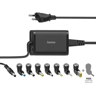 Hama Notebook-Netzteil "Universal-Notebook-Netzteil, 15-19V/45W", Schwarz