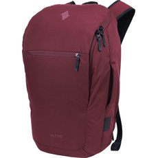 Bild von Nikuro Traveller|Reisetasche|Travel Bag|Alltagsrucksack|Daypack|Laptop- & Schulrucksack|herrausnehmbaren Packwürfel und integriertem Hygienefach| Wine, Einheitsgröße