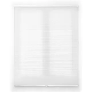 Blindecor Apidae Plissee-Rollo aus Bienenwabengewebe, erhältlich Größen, Weiß, 95 x 230 cm