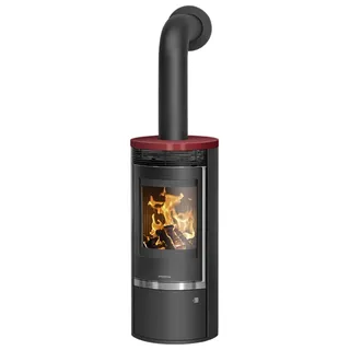 Oranier Rota Top 2.0 Stahl schwarz/Keramik bordeauxrot