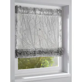 Raffrollo HEINE HOME Gr. 3, braun, B:80cm H:140cm, Raffrollos, Raffrollo