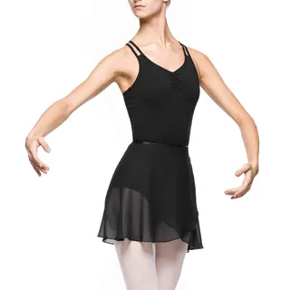 Arabesque Damen Ballett Wickelrock Ballettrock 2007 (S, Schwarz)