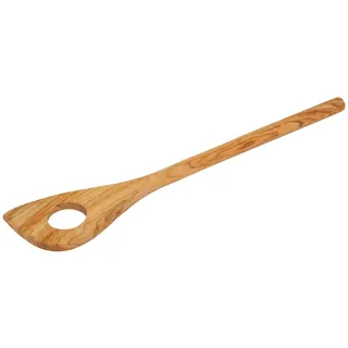 Kochlöffel aus Holz, Olivenholzbesteck, gelocht