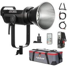 Aputure 300X (V-Mount) LED Video Licht,Bi-Farbe 2700–6500K,Sidus Link App,Eingebaute Beleuchtungseffekte,Einstellbares Bowens Mount Licht für Fotografie,Außenaufnahmen