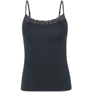 Unterhemd JOCKEY "Unterhemd Parisienne Camisole 1er Pack", Damen, Gr. XXL, N-Gr, schwarz, Obermaterial: 91% Polyamid PA. 9% Elasthan EL., Unterhemden Unterhemd