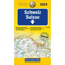 Bild Schweiz 2024, Strassenkarte ACS 1:275'000