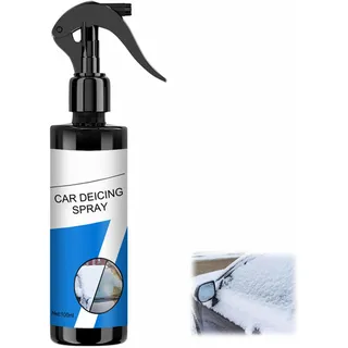Auto-Schneeräumungsspray,Schneeschmelzspray,Enteiserspray Auto Scheibe,Enteiserspray,Scheibenenteiser Spray,Entfroster Sprays Auto,Windschutzscheiben-Enteisungsspray,Enteisungs-Anti-Frost-Spray,100ML