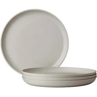 Mepal Frühstücksteller Silueta ø 23 cm 4er Set nordic white