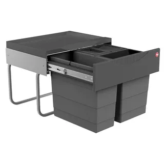 HAILO Raumspar-Tandem-S 12 l Dunkelgrau
