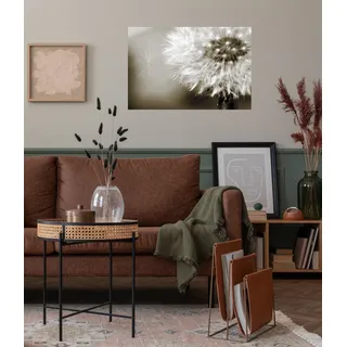 Queence Wandsticker »Lena« Selbstklebend, kinderleichte Anbringung, Pusteblume, Sticker, beige, braun