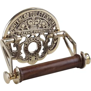 Assorted Collections - ACL Toilettenpapierhalter Wandmontage - Waterloo Befestigung Stil - Massives Messing Neuheit Toilettenpapierhalter mit mitgelieferten Hardware