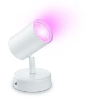 WiZ IMAGEO 1 x einstellbarer Spot, Bluetooth, Weiß, LED, Metall, GU10, 2200 K