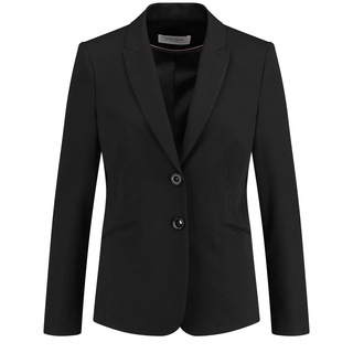 Gerry Weber Damen Met Lange Mouwen Blazer, Schwarz, 46