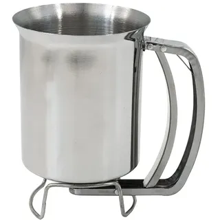 Zenker Kuchenteigspender Trichter Edelstahl Grau 16 x 11 x 14 cm