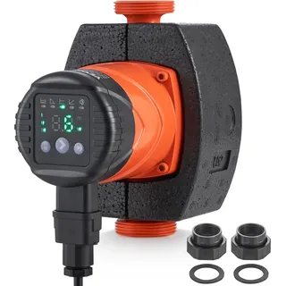 Vevor Heizungspumpe 8 m Förderhöhe, Umwälzpumpe, 220 v, 60 w, 67 L/min, hocheffiziente Umwälzpumpe, automatische Wasserumwälzpumpe, 1-1/2 Zoll...