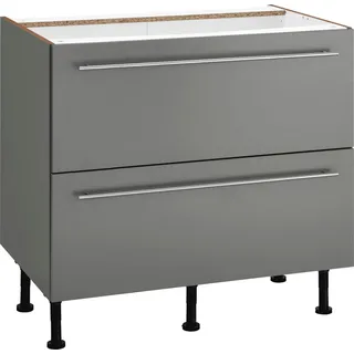 OPTIFIT Unterschrank Bern 90 x 58,4 x 87 cm Grau