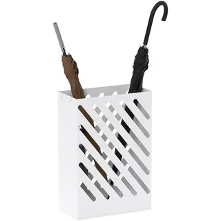 Homcom Schirmständer 14x41x28 cm Weiß