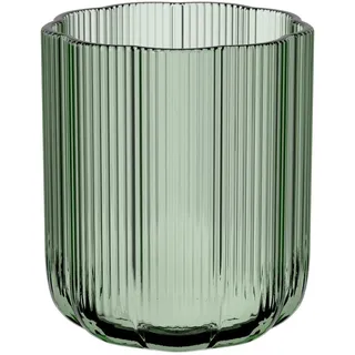 Villeroy & Boch Fleur Gifts Vase, Höhe: ca. 15 cm, Grün, Florale Glasvase für frische Blumenakzente, Hochwertiges Glas