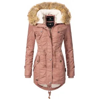 Wintermantel NAVAHOO "Wintermantel La Viva", Damen, Gr. 3XL, rot (terracotta), Obermaterial: 100% Nylon NY.  Obermaterial: Futter: 100% Polyester PES. 100% Polyester PES., Mäntel Wintermantel