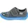 Hüttenschuhe grau/hellblau (2060) 26