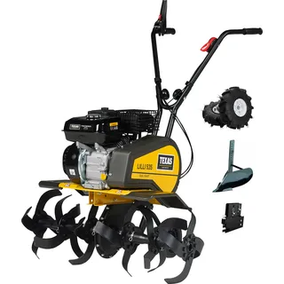 TEXAS Benzin Gartenfräse Motorhacke Bodenhacke Lilli 535TG Set mit Pflug + Räder